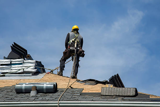 Professional Roofing technician working in Owings, MD